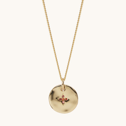 January Birthstone Necklace
